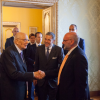 during a visit to the President Napolitano